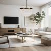 Підвісна 3-х ярусна люстра в латунному корпусі MJ 294 AB+WT 50 см діаметр