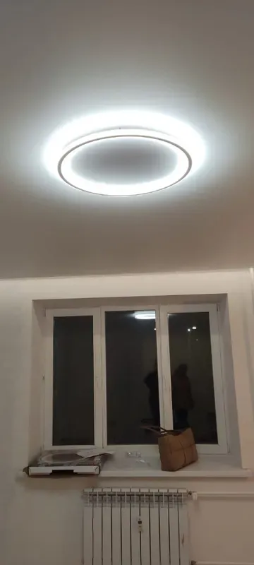 Настельний світлодіодний смарт світильник з пультом AL6070 RING 70W
