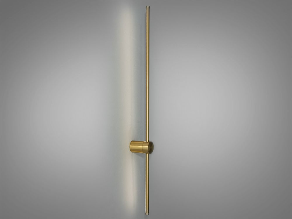 Cучасне світлодіодне бра для зали, 10W, латунь 2039/1000 brass