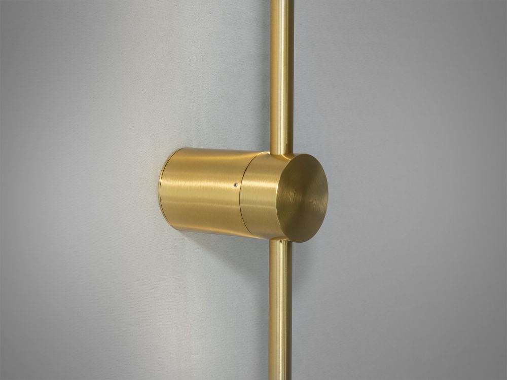 Cучасне світлодіодне бра для зали, 10W, латунь 2039/1000 brass