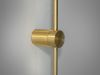 Cучасне світлодіодне бра для зали, 10W, латунь 2039/1000 brass