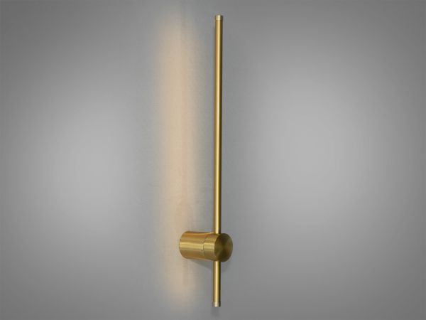 Настінний світлодіодний світильник - бра 2039/600 brass латунь