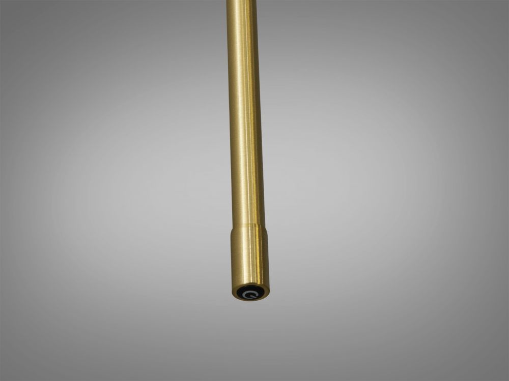 Настінний світлодіодний світильник - бра 2042/1000 brass латунь з вимикачем на корпусі