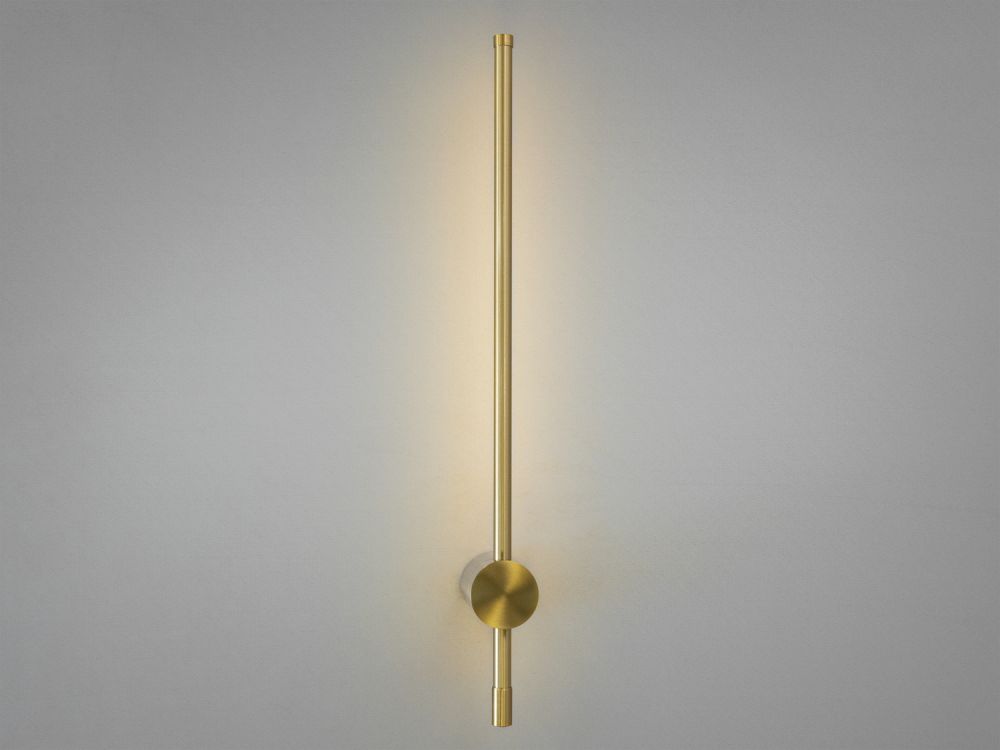 Вишукане світлодіодне бра, 6W, золото 2042/600 brass з вимикачем на корпусі
