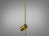Вишукане світлодіодне бра, 6W, золото 2042/600 brass з вимикачем на корпусі