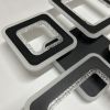Люстра світлодіодна з пультом та додатком для телефону OVAL DOUBLE RGB 104+20W 5S чорна