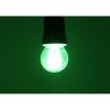 Led лампа FILAMENT  G45  2W, цоколь E27, зелена