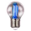 Led лампа FILAMENT  G45  2W, цоколь E27, синій