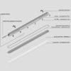 Світильник LED RAYFOR WL01 1200мм 40W 6400Lm 3CCT IP66 Philips