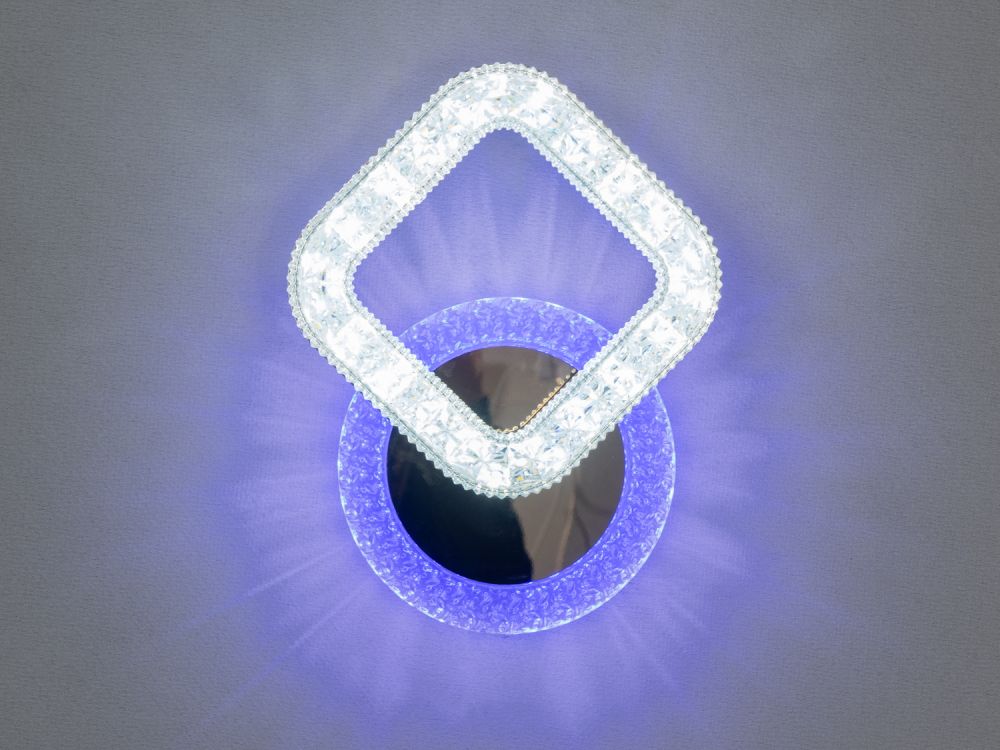 Привабливий Led світильник з кольоровою підсвіткою, 20W, золото