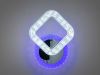 Привабливий Led світильник з кольоровою підсвіткою, 20W, хром