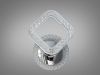 Привабливий Led світильник з кольоровою підсвіткою, 20W, хром