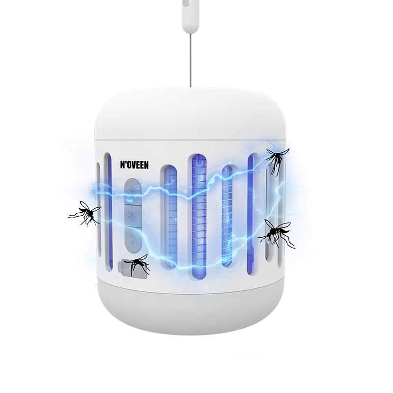 Лампа від комарів портативна з Bluetooth динаміком на акумуляторі Noveen IKN863 LED IPX4