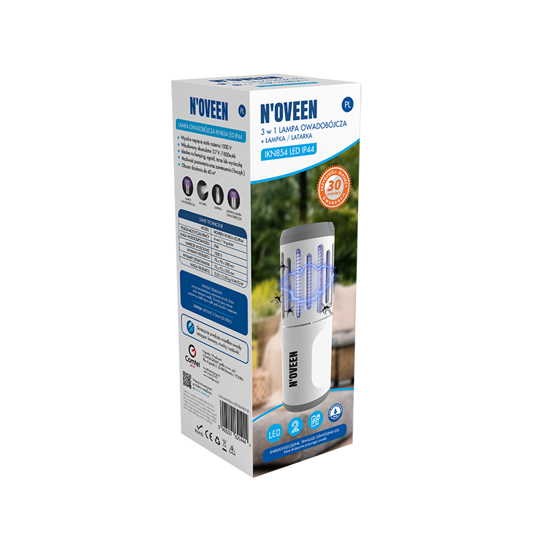 Акумуляторний ліхтар від комах Noveen IKN854 LED IP44