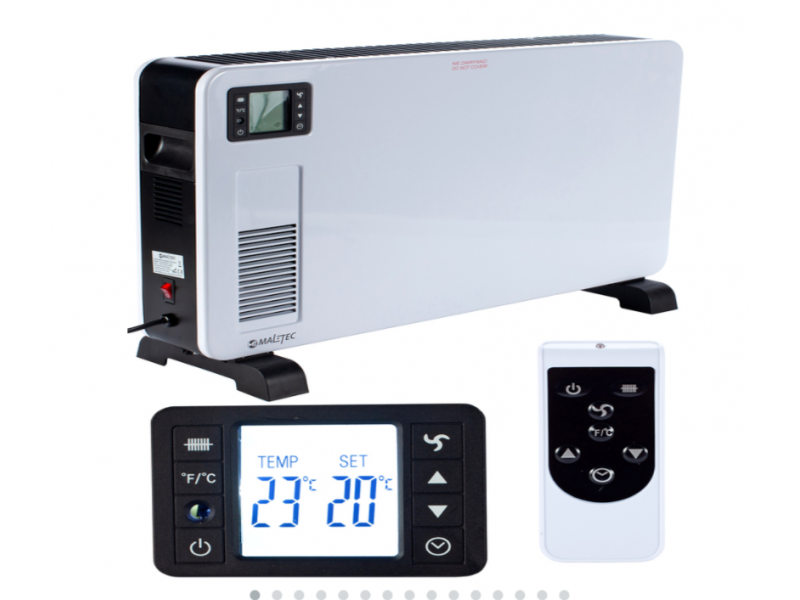 Конвекторний Smart обігрівач з LCD дисплеєм Maltec CH3500DW Польща