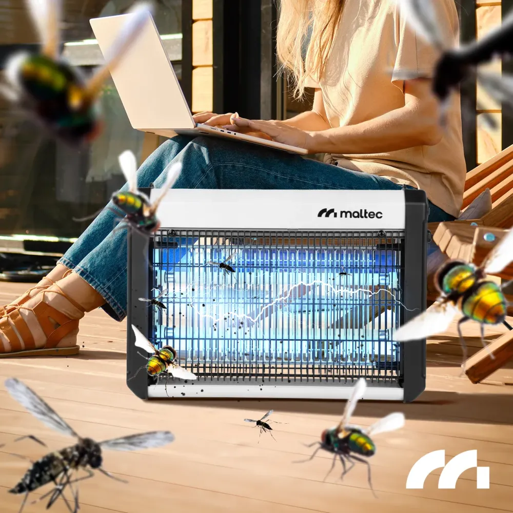 Знищувач комах - мухоловка до 50 м2 Maltec 16W Польща