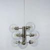 Ексклюзивна люстра в трендовому кольорі корпусу Satin Nickel