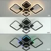 Музична LED люстра на пульті OVAL RGB MUSIC 80W 5S чорна