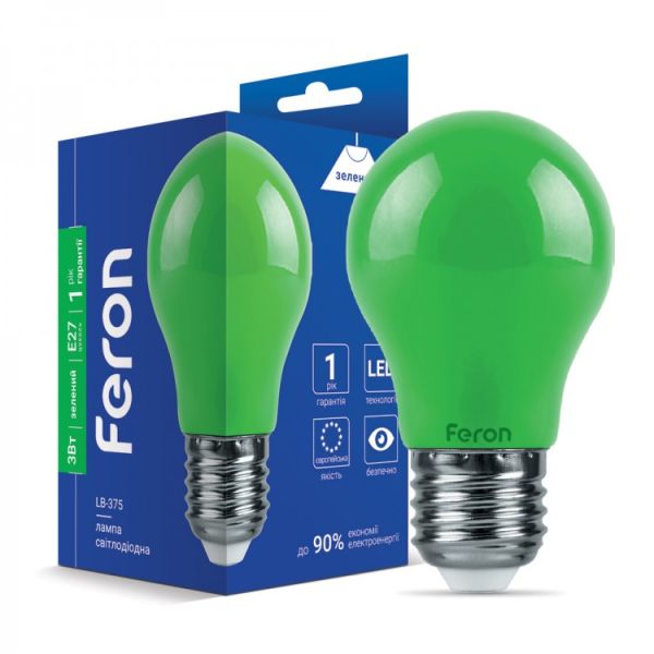 Led лампа FILAMENT LB-375 3Вт E27 зелена