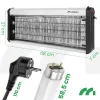 Знищувач комах - мухоловка до 150 м2 Maltec 40W Польща