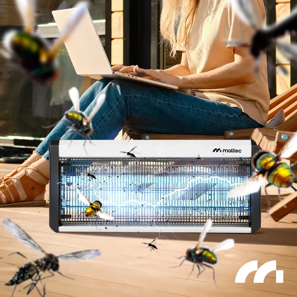 Знищувач комах - мухоловка до 150 м2 Maltec 40W Польща