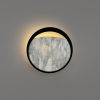 Сучасна модель чорного бра Eclipse wall з мармуровим камінням WA221-240 BK