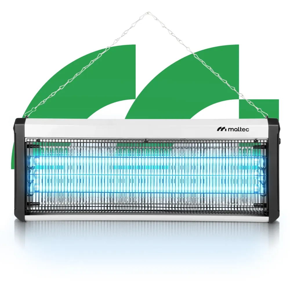 Знищувач комах - мухоловка до 200 м2 Maltec 60W Польща