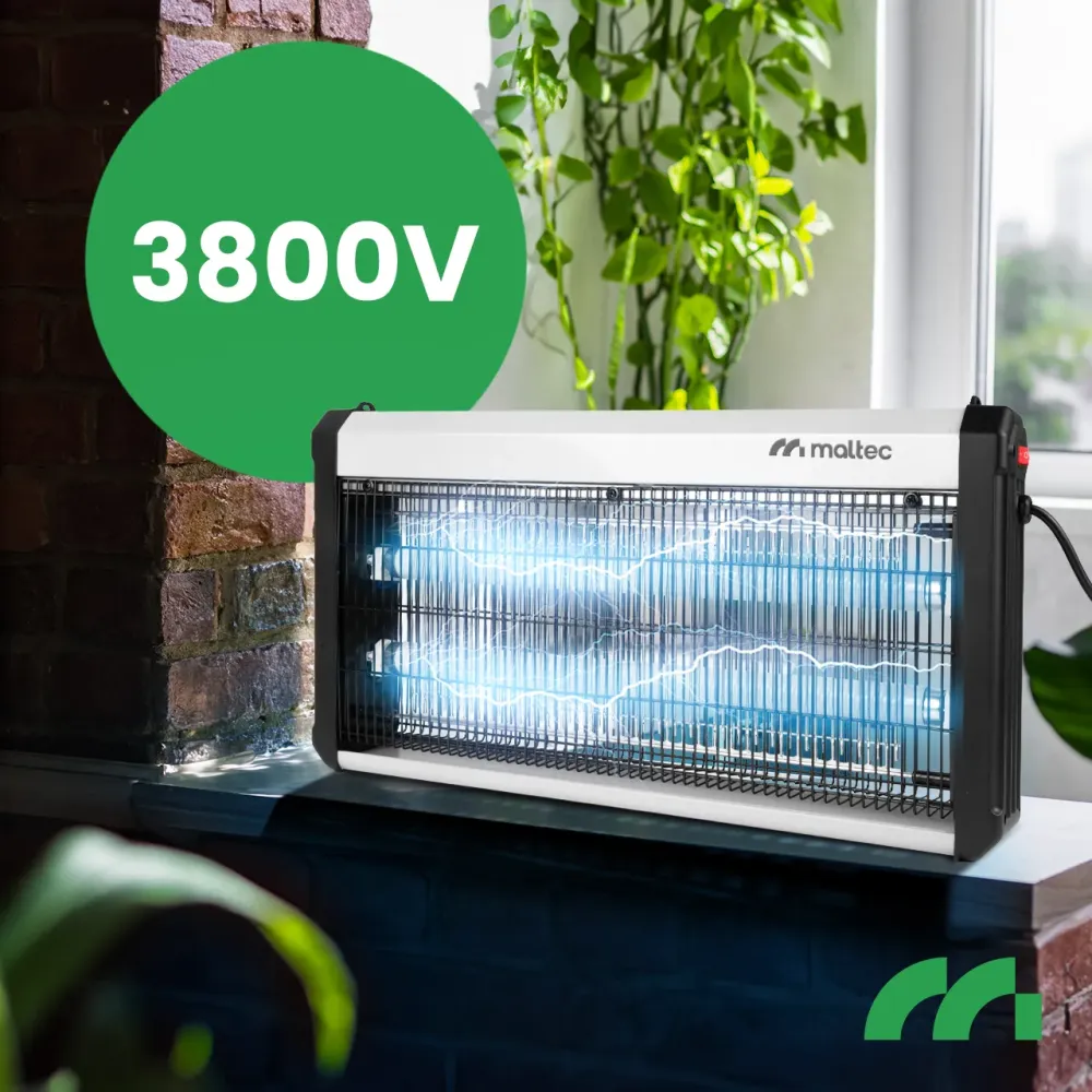 Знищувач комах - мухоловка до 100 м2 Maltec 30W Польща