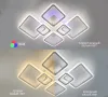 Люстра світлодіодна біла з пультом та додатком для телефону OVAL RGB 120W