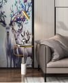 Торшер для підлоги з металевого каркаса в кольорі бронза LUPE TABLE LAMP з столом