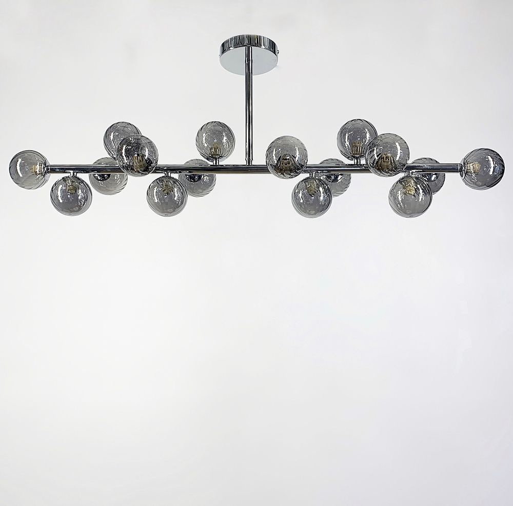 Видовжена модель із серії Arte Lamp Bolla MJ17L CH+GR  Ø 100 см