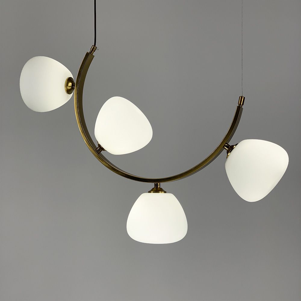 Вражаюча люстра MODERN FLORAL ARCH на 4 плафони