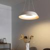 LED світильник підвісний круглий в білому корпусі