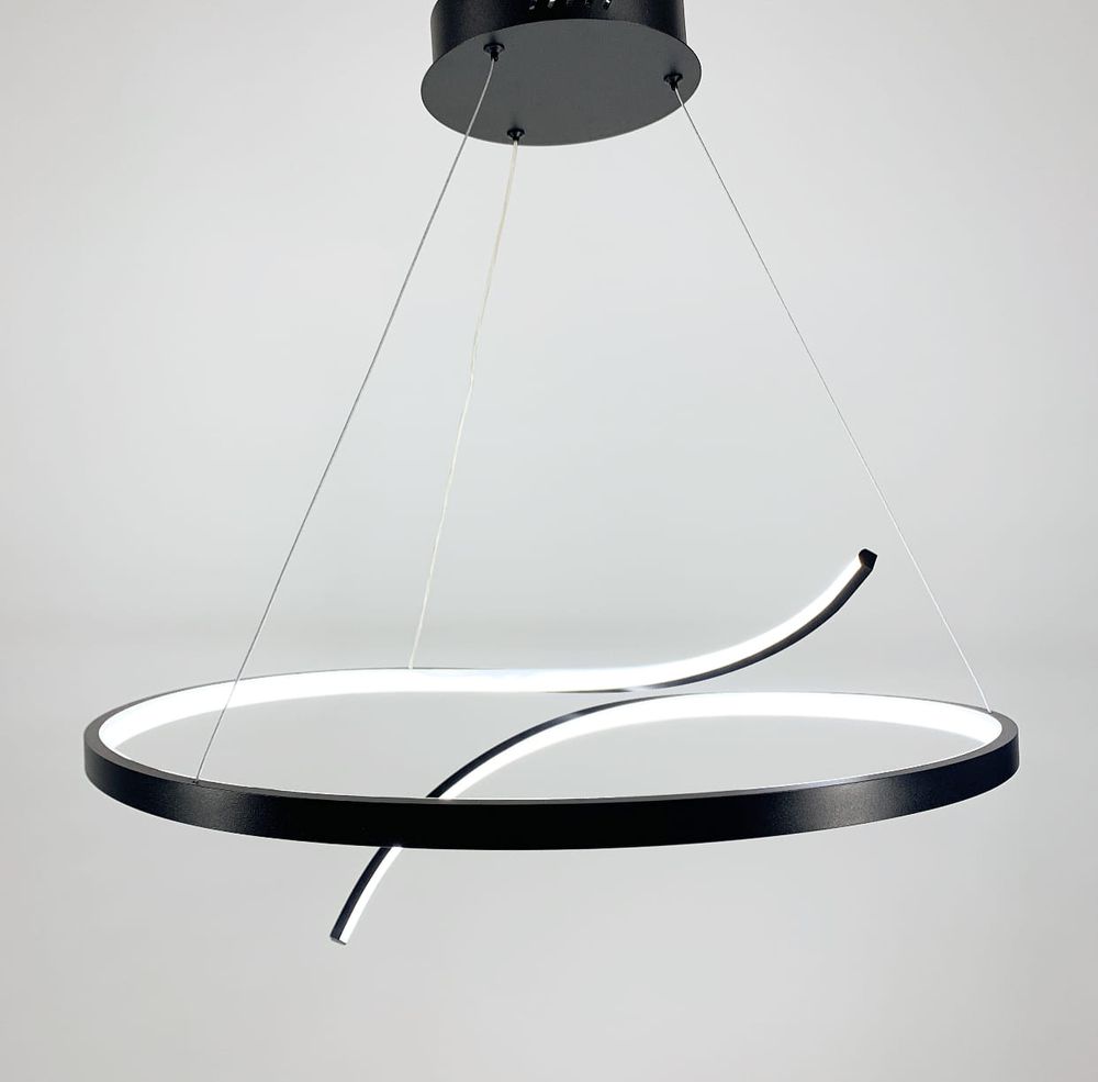 Світильник GIRO SU LED у чорному каркасі Ø 80 см SG4-800 BK