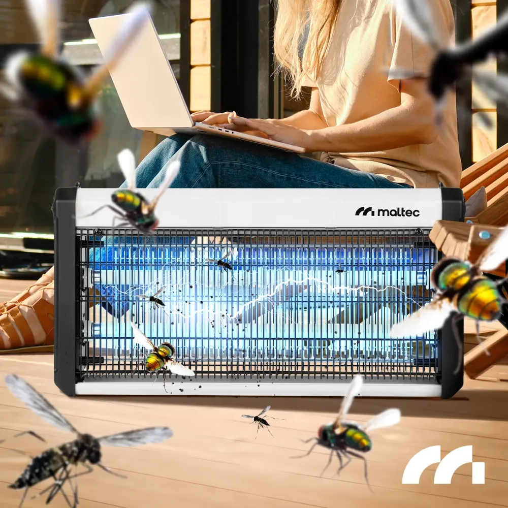 Знищувач комах - мухоловка до 100 м2 Maltec 30W Польща