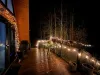 Вулична гірлянда 10 метрів з лампами в комплекті 20 ламп 4W 2200K тепле світло підвісна