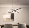 Підвісна LED люстра в 3-х діаметрах SG12 BK 80 см