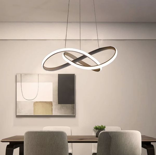 Підвісна LED люстра SG12 BK 100 см