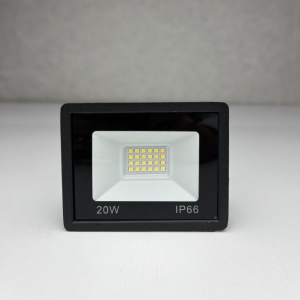 Прожектор світлодіодний вуличний FL-20W 5000K BLACK IP65