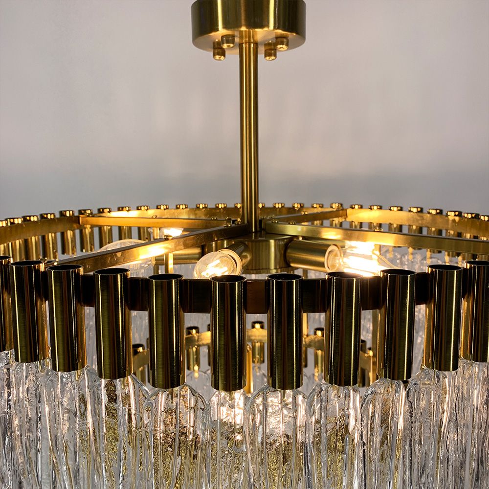 Люстра кришталева CRYSTAL ICICLE на 9 ламп MJ 187-600 AB
