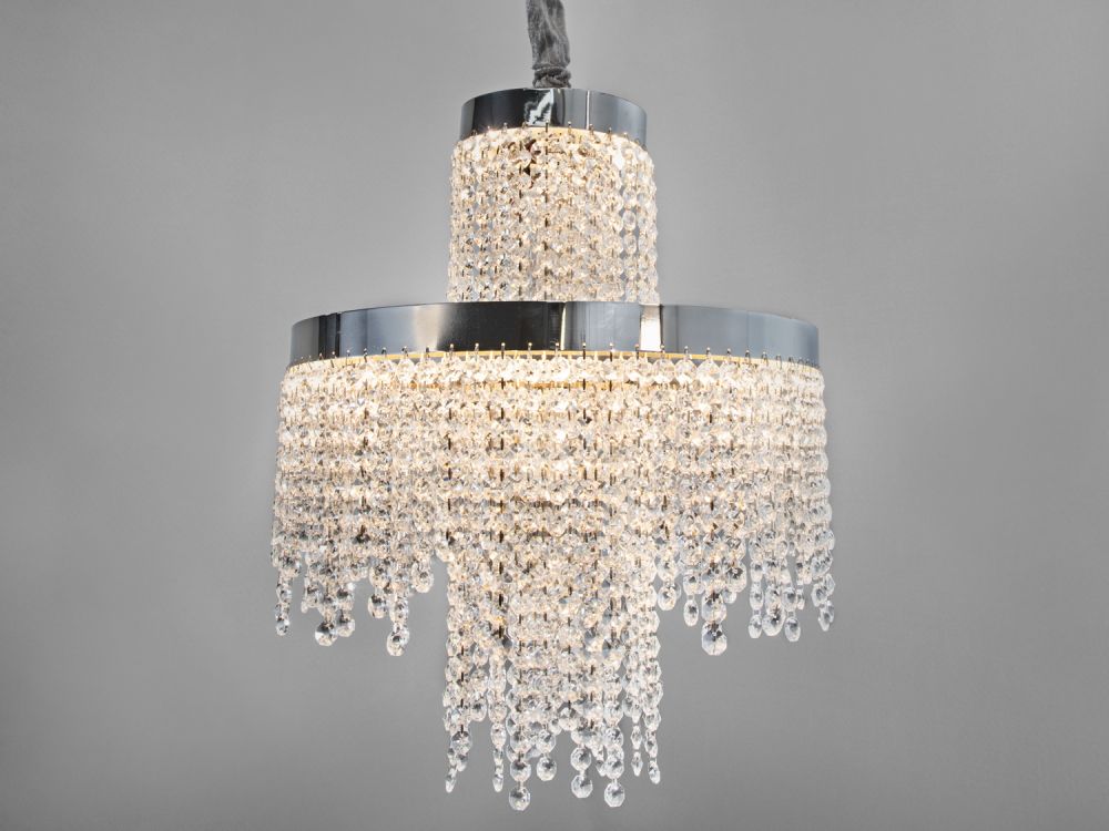 Люстра LED Diasha 376-400CH Хром двохрівнева потужність 70 Вт 376-400CH