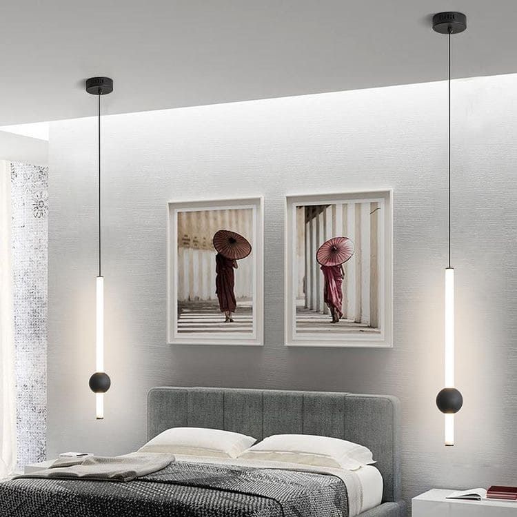 Led світильник Tube&Ball  в чорному кольорі YG 517A/1 VL BK