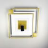 Стельова LED люстра квадратної форми