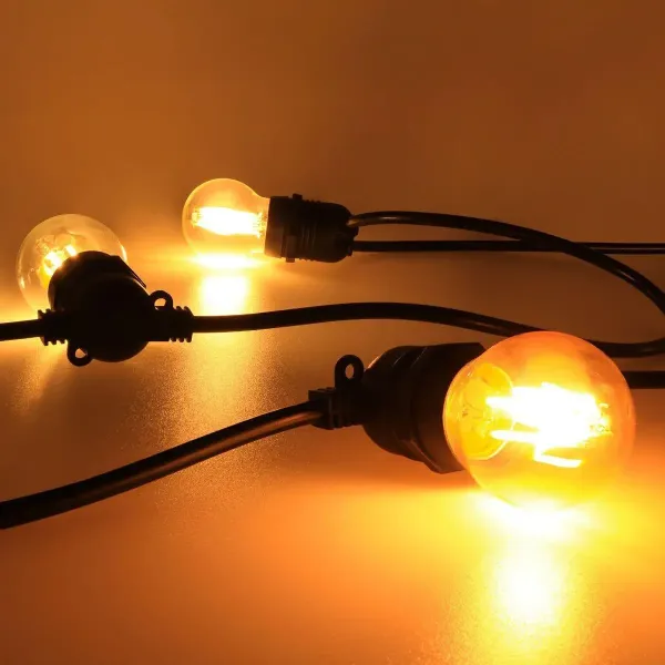 LED лампа FILAMENT G45 LB-61 2Вт E27 2700K із золотим напилом