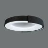 Стельовий LED-світильник у чорному корпусі на три режими Ø62х12 см 1906C-620 BK