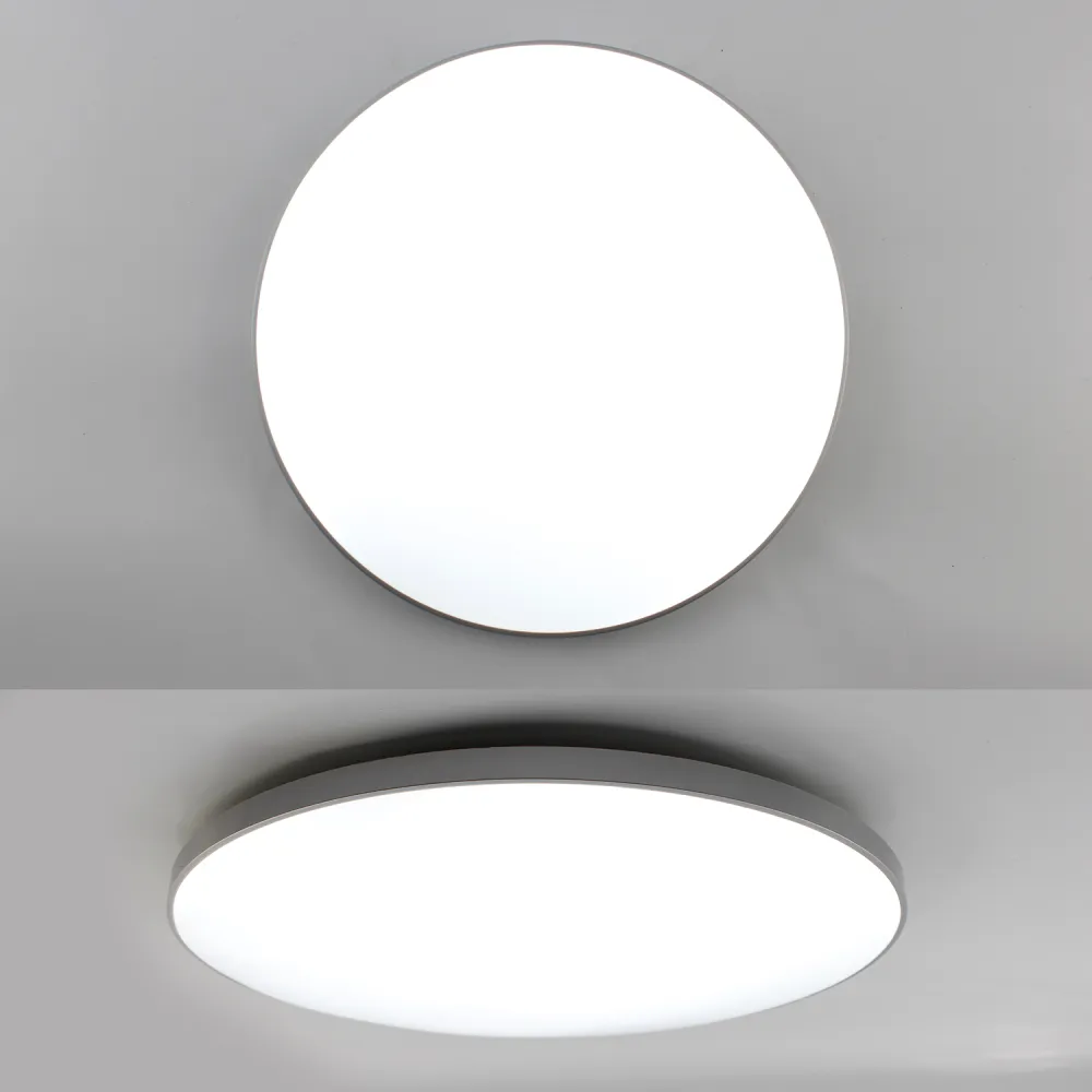 LED Світильник MOON Ø 38 см 50 Вт білий з срібним