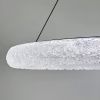 Кільцева люстра з чорним корпусом і акриловим розсіювачем Ø60 см MJ308-600 BK