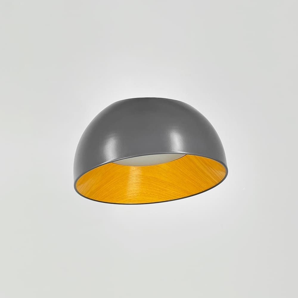 Стильний та сучасний світильник у сірому корпусі Ø 35х23 см SG016-350 GR