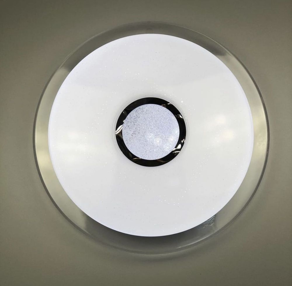 LED смарт світильник з пультом W 71189 dimmer круг 54W