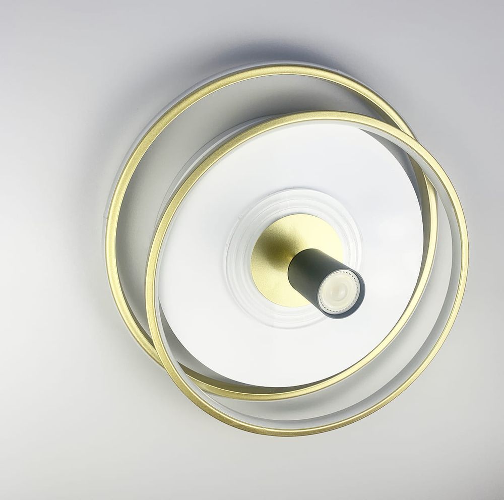 Стельова LED люстра круглої форми